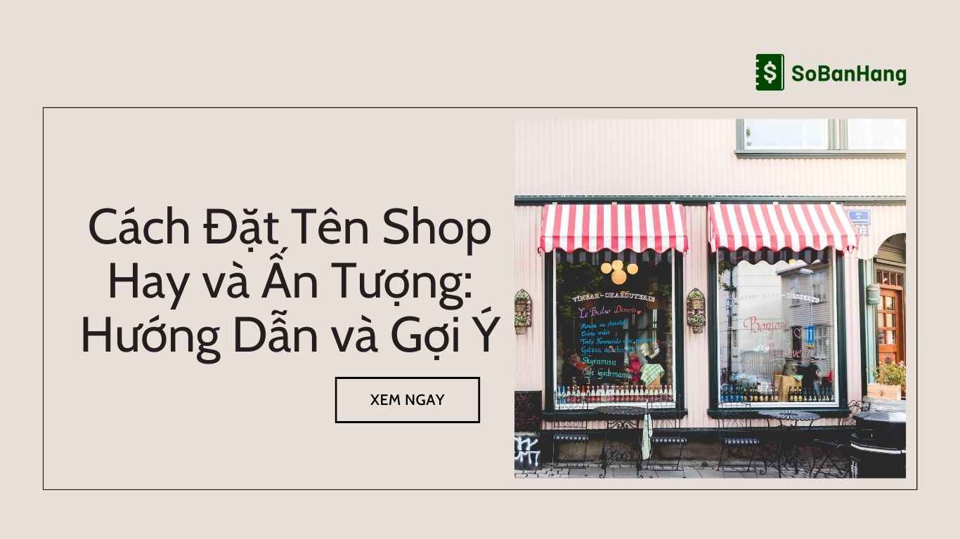 Bí quyết đặt tên shop bán hàng online thành công